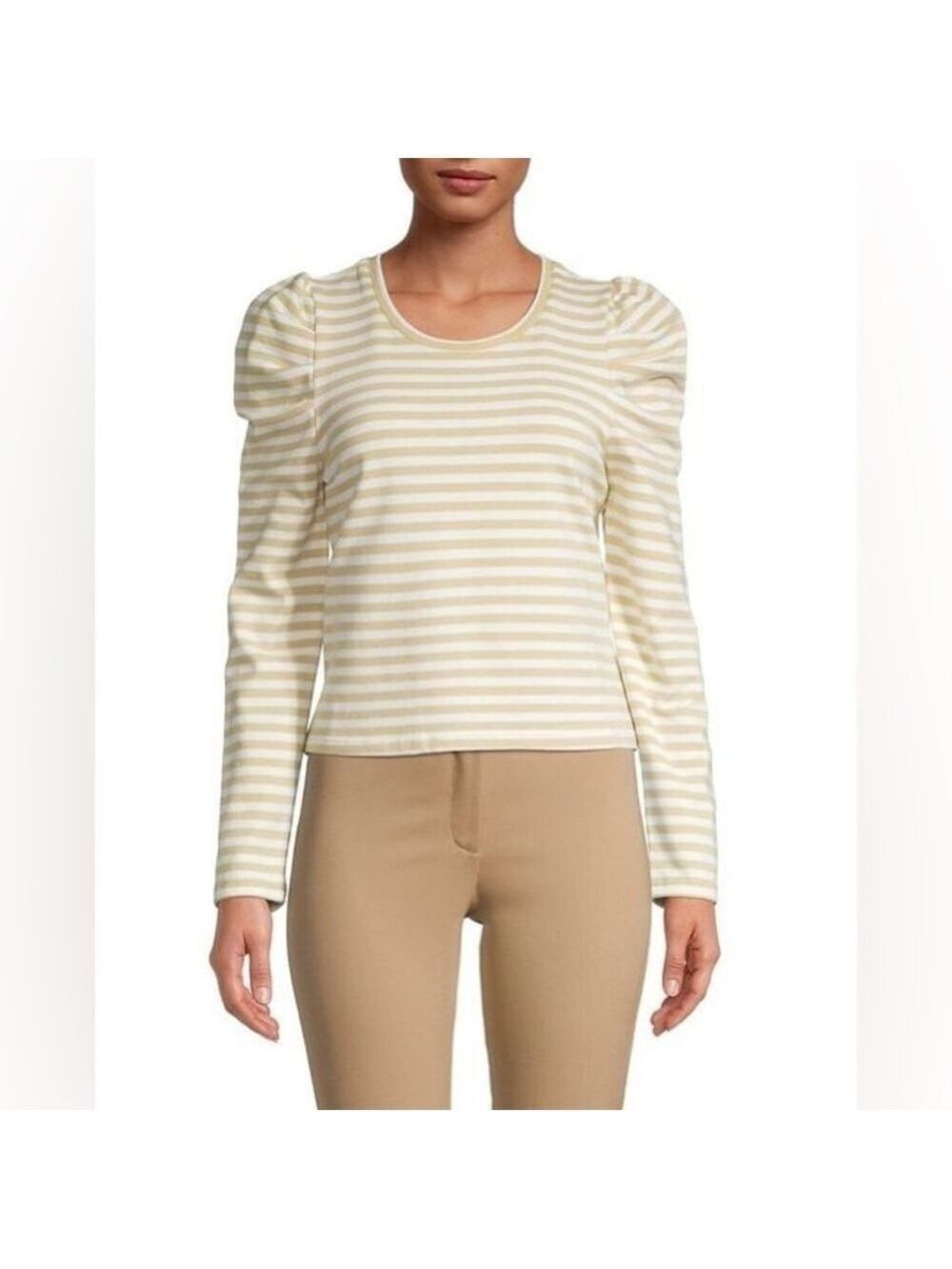 Rebecca Minkoff Talia Cropped Top Size Large